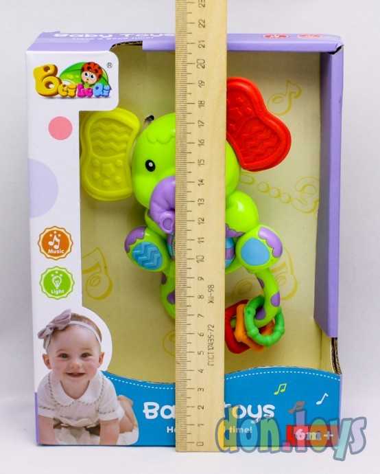 Погремушка муз. Слоник, арт 1101, фото 3