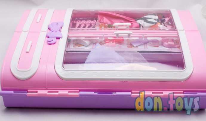 Игровой набор Кукла шарнирная, шкаф с нарядами, арт. 1910A-2, фото 5