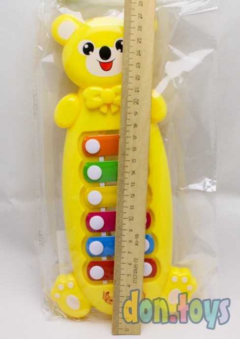 Ксилофон цветной "Медвежонок" (27 см, 6 тонов), арт. 1780960, фото 3