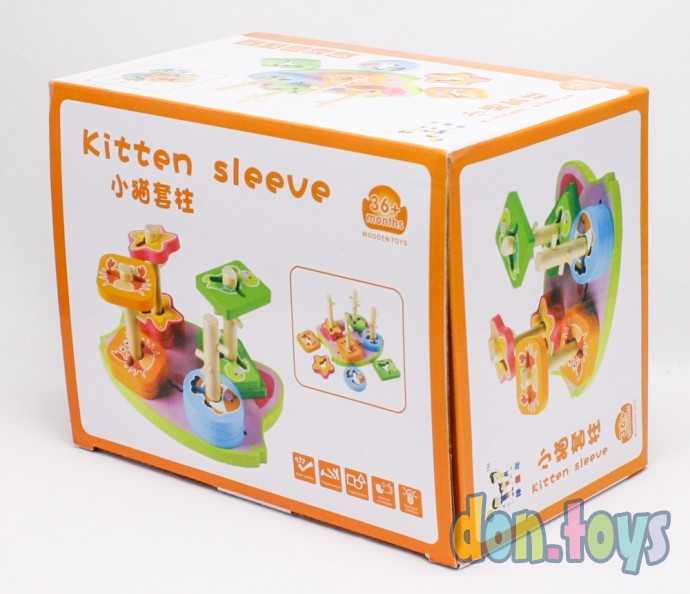 Деревянный логический сортер Кошечка, 31462, фото 5