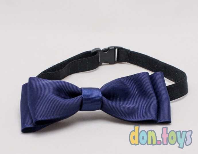 Галстучек Бабочка синий, регулируемый, фото 1