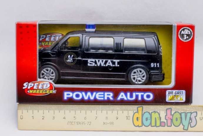 Машинка металлич. инерционная Полиция, арт. 819UW, фото 2