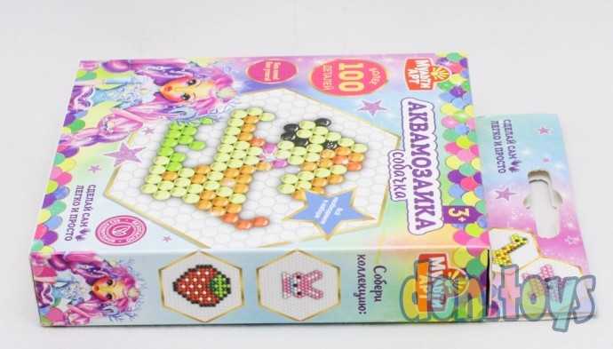 Набор для детского творчества аквамозаика Собачка Мульти, арт. 100-AQUMOS-10, фото 4