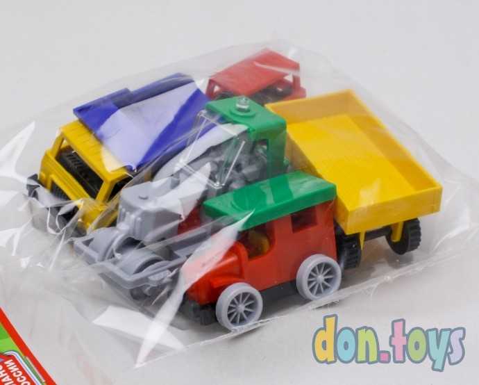 Набор машин Спецтехника 4 шт., арт. С-88-Ф, фото 8