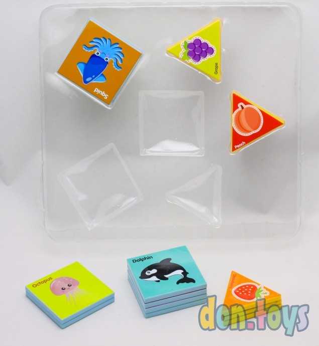 Конструктор магнитный для малышей 18 деталей, арт. HD 351 А, фото 7