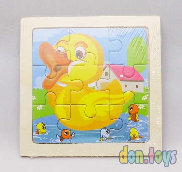 Деревянная пазл-рамка "УТЕНОК", 9 элементов, арт. G45, фото 1