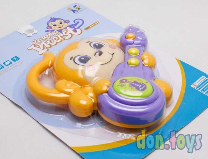 Музыкальная игрушка Обезьянка, свет, звук, арт. 855-59 A, фото 4