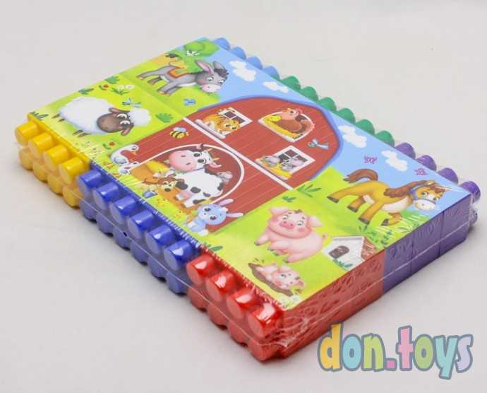 Конструктор №13 «Весёлая ферма», 18 деталей, по методике Монтессори, арт. 4808501, фото 4