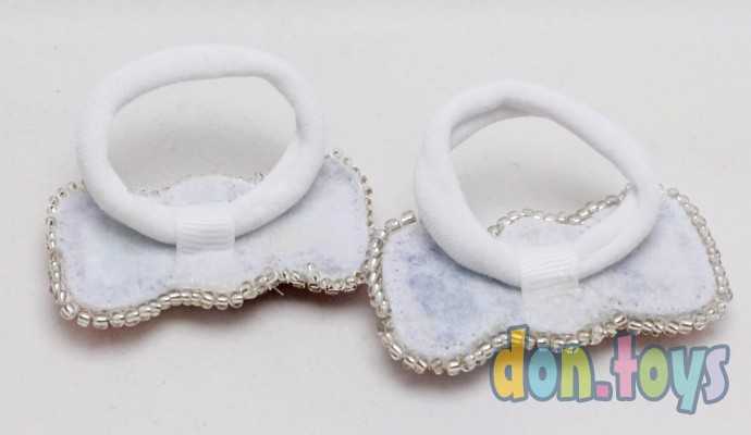 Резинки для волос с бусинами розовые Конфетки, шт., фото 3