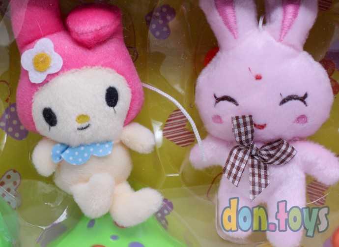 Карусель на кроватку заводная с мягкими игрушками, фото 4