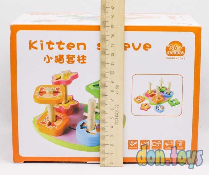 Деревянный логический сортер Кошечка, 31462, фото 3