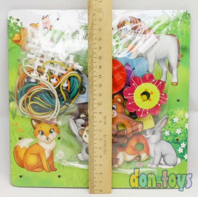 Геоборд с доп. элементами «Мамы и дети» 20×20 см, арт. 3807426, фото 6