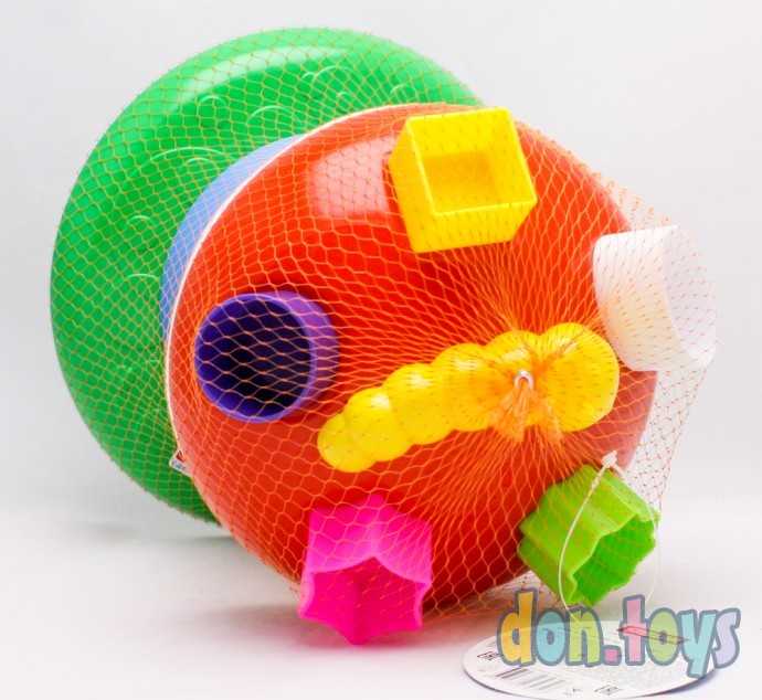 Логическая пирамидка "Гриб на полянке", арт. 01337, фото 8