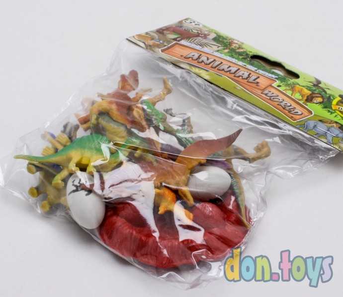 Набор животных "Динозавры-14" (15 предметов) в пакете, арт. 19405302, фото 6