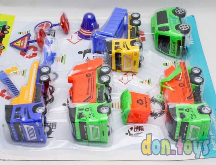 Набор спецтехники "Коммунальный транспорт", на листе, арт. 871, фото 7