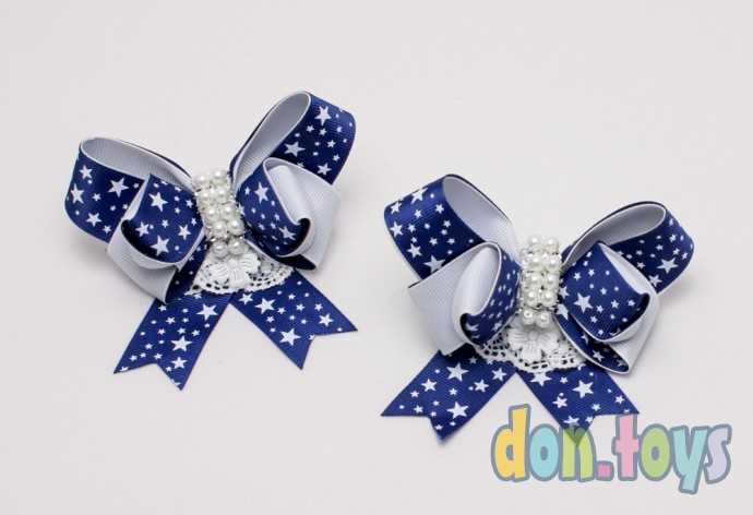 Резинки для волос Бантики со звездочками, 2 шт., фото 2