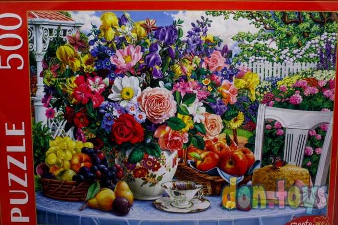 Пазлы 500 элементов Летний натюрморт в саду, арт. Ф500-2179, фото 1