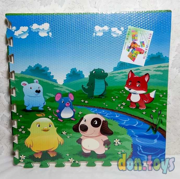 Коврик-пазл Лесные жители, 4 шт., арт. AN03065, фото 7