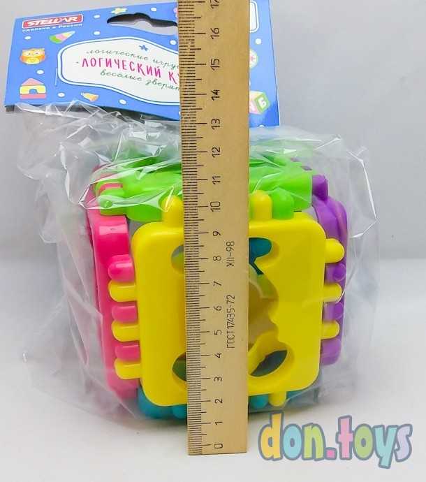 Логический кубик "Веселые зверята", арт. 01396, фото 4