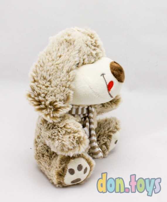 Собачка плюшевая с шарфиком, музык., 13 см, арт. 1843, фото 7