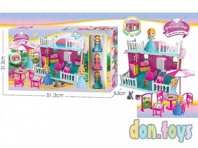 ​Домик принцесса София 3 куклы, мебель свет, звук, арт. 978-29, фото 2