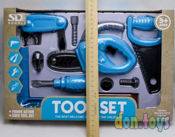 Набор инструментов, 11 предметов, бензопила с механическим запуском, арт. 6640-1, фото 2