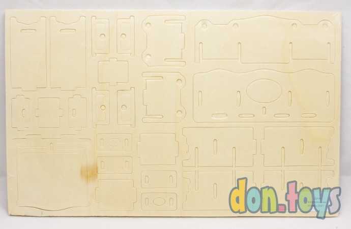 Сборная модель из дерева. 2 BIG МЕБЕЛЬ. ВАННАЯ КОМНАТА, арт. СМ-1020-А4, фото 3