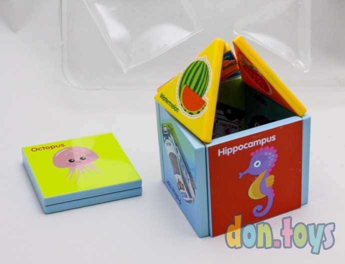 Конструктор магнитный для малышей 18 деталей, арт. HD 351 А, фото 11