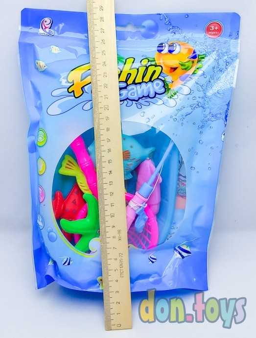 Набор рыбалка: 5 рыб, удочка, сачок, арт. 2214-8, фото 3