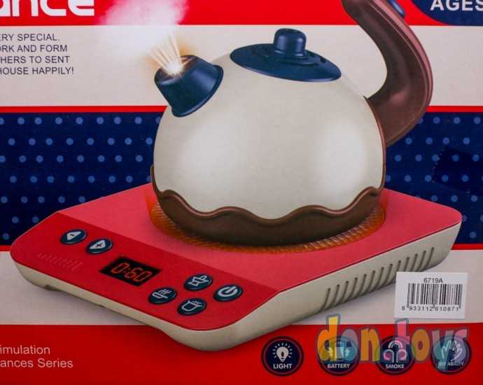 Чайный набор на батарейке (свет, пар), арт. 6719A, фото 3