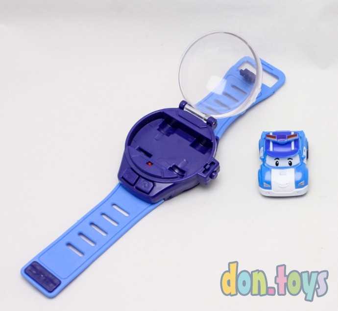 АКЦИЯ 20% скидки Детские часы с машинкой на радиоуправлении Poli, арт. 7776, фото 1