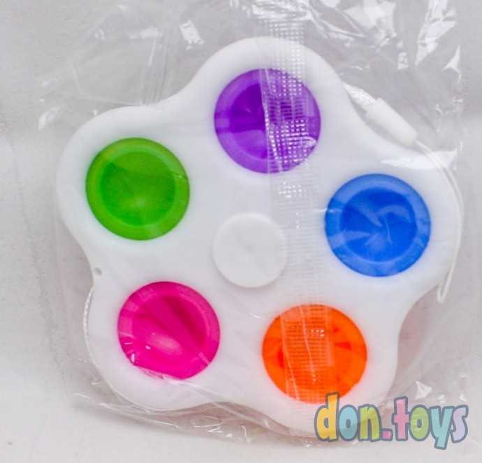 Антистресс Симпл Димпл, Спиннер Цветок, брелок, фото 3