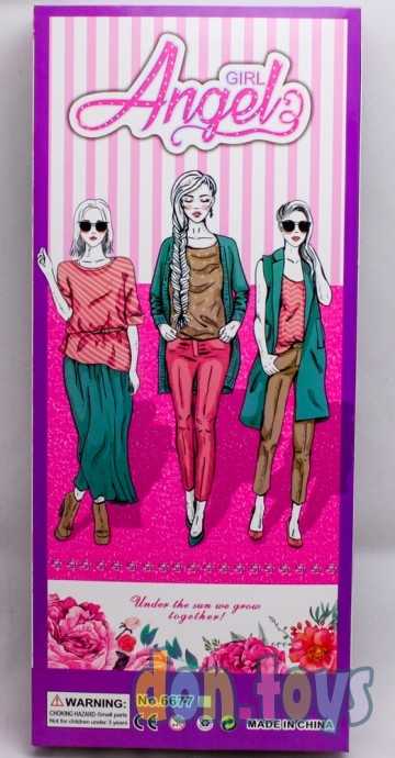 Кукла Анжела, в платье с пышной юбкой, арт. 6677, фото 3