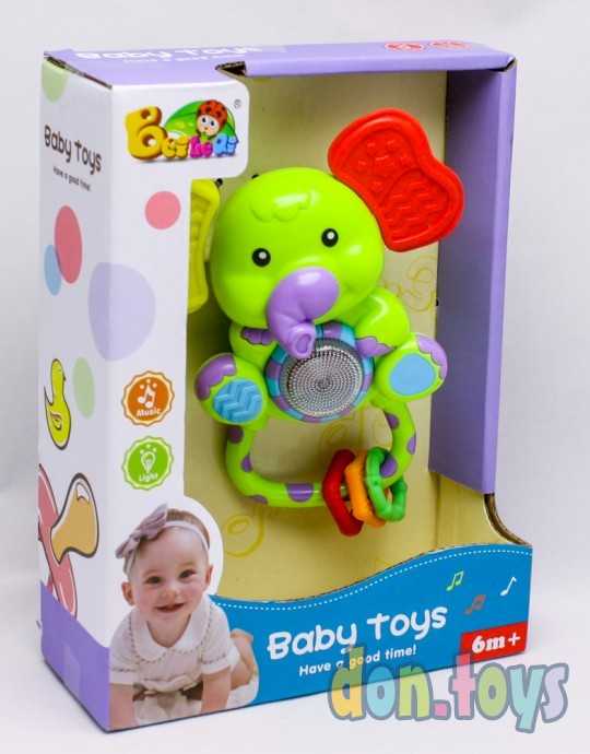 Погремушка муз. Слоник, арт 1101, фото 2