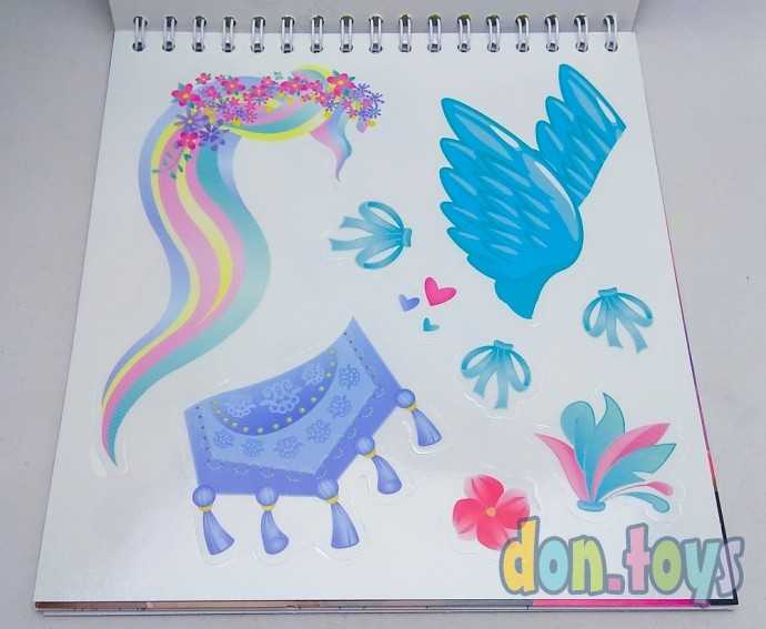 Блокнот дизайнерский с трафаретами Сказочная лошадка, арт. 16623, фото 9