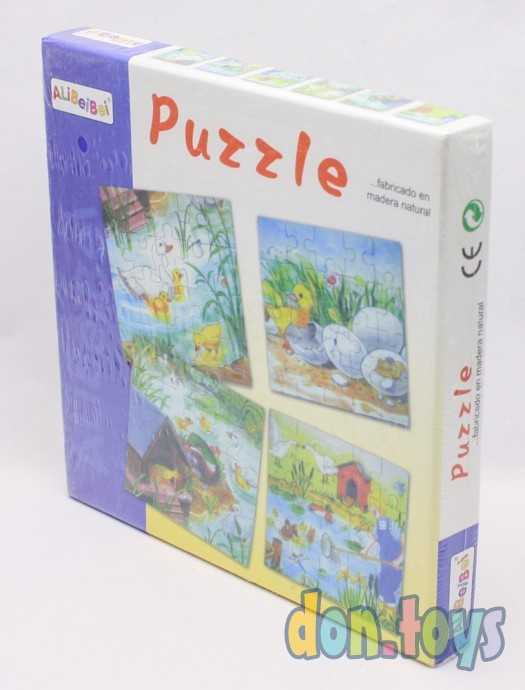 Деревянная игра "Пазлы" 4 картинки , арт.779-623, фото 2