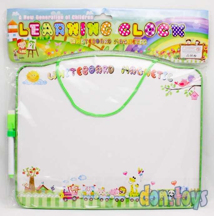 Доска магнитно-маркерная с игрой Учим время, арт. арт. 008, фото 1