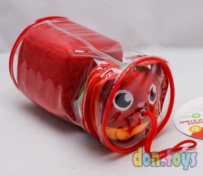 Набор развивающих игрушек, 2 предмета: кубик «Собачка», мячик «Котик», арт. 3850583, фото 4