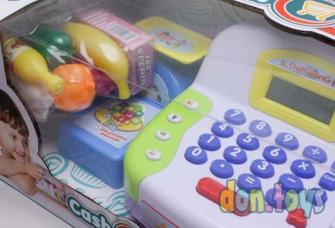 Кассовый аппарат с весами, микрофоном, сканером и продуктами, арт. 26528, фото 4