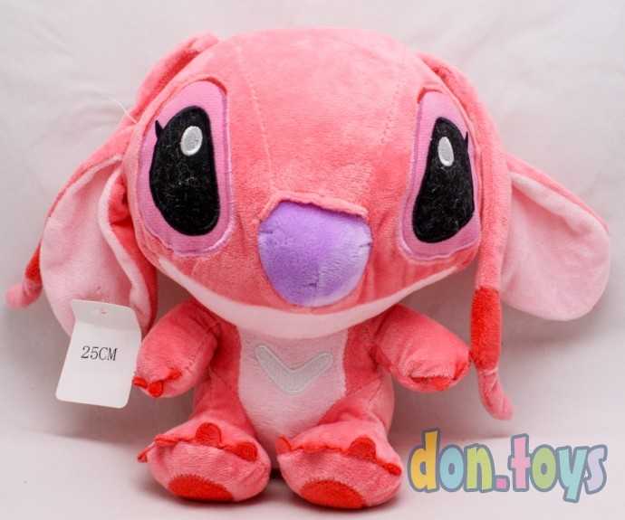 Мягкая игрушка Стич розовая - Ангел, 30 см, фото 2