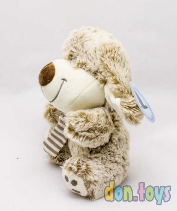 Собачка плюшевая с шарфиком, музык., 13 см, арт. 1843, фото 2