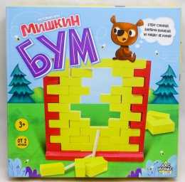 ​Настольная игра «Мишкин бум», дерево, арт. 4306626