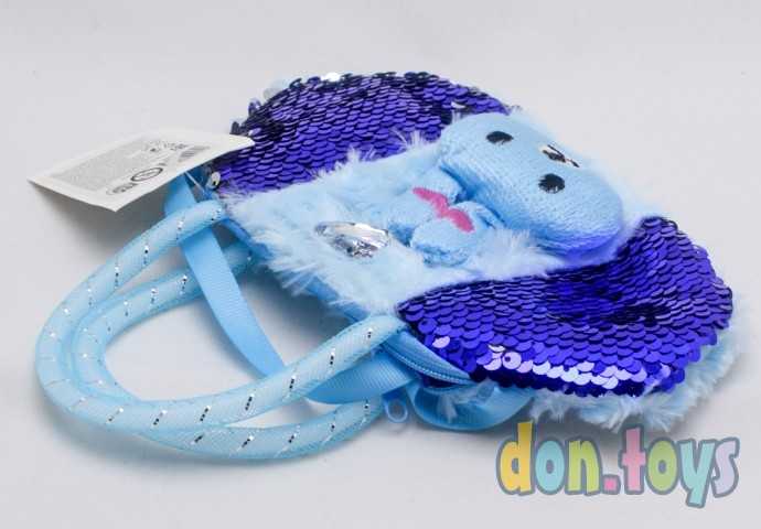 Сумка детская "Зайчик" , пайетки, арт. BB01, фото 5