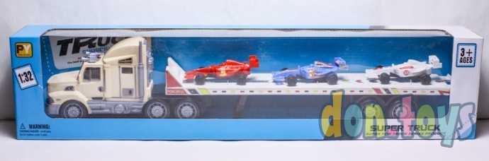 Автомир Набор инерционных машинок и автовоз, Грузовик-1(автовоз, 3 машинки), фото 3