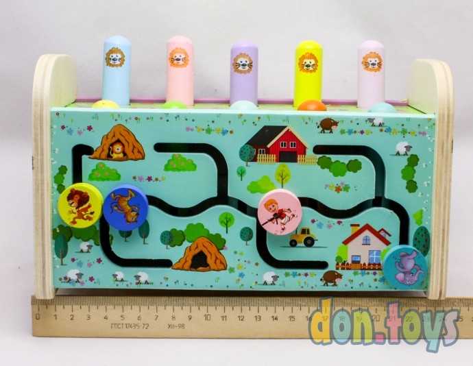 Логический деревянный игровой центр с ксилофоном, арт. AR-10443, фото 11