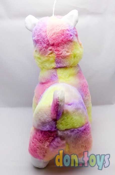 Мягкая игрушка Лама, радужная, 50 см, фото 5