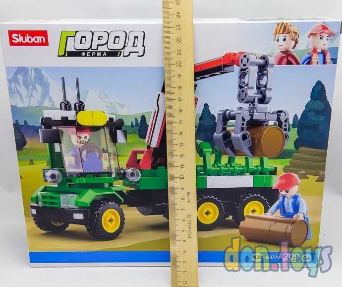 Конструктор Город 209 деталей, Погрузка бревен, арт. M38-B0778, фото 2