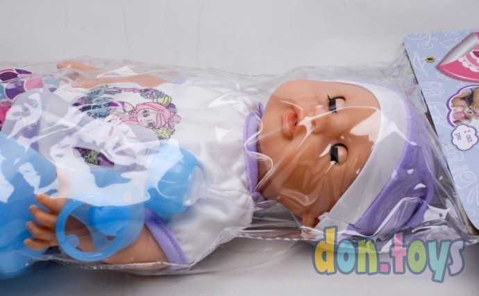 Пупс функциональный Ева в штанишках и шапочке, арт. 1952672, фото 3