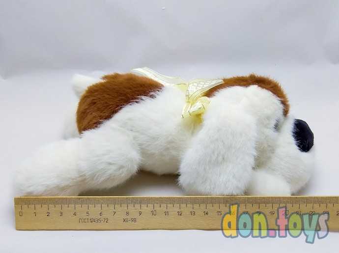 Мягкая игрушка Щенок с бантом лежит, фото 8