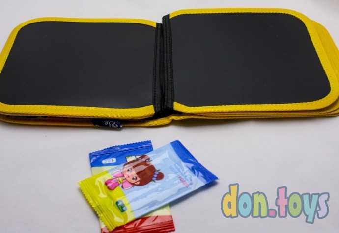 Книжка-коврик для рисования водными мелками 10 мелков, фото 8